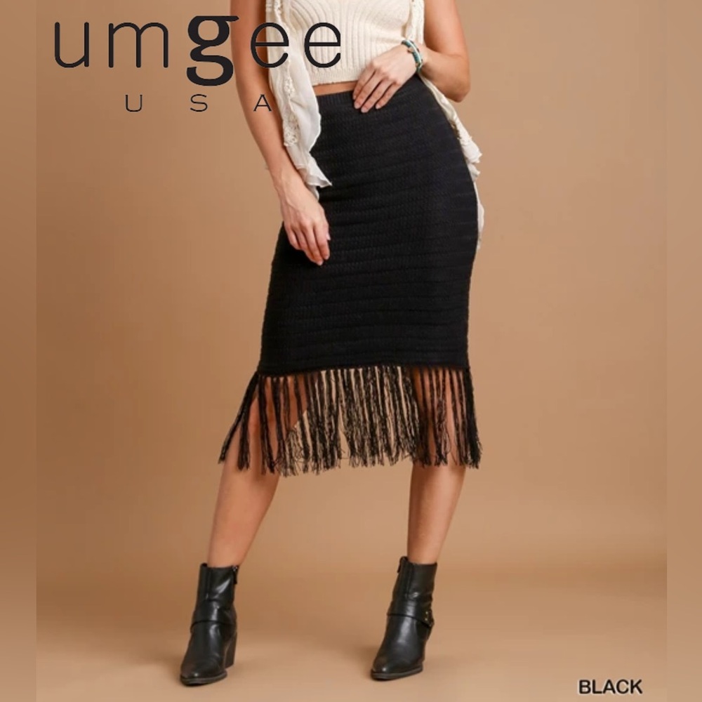 Crochet Fringe Skirt